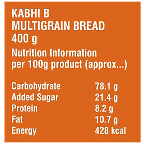 Buy Kabhi B Multigrain Bread Online At Best Price Of Rs 50 - Bigbasket