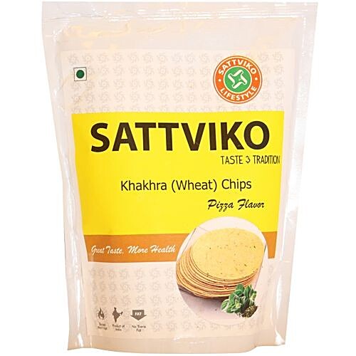 Buy Sattviko Khakhra Chips Pizza Flavor Online At Best Price Bigbasket