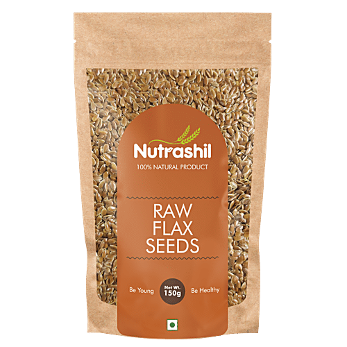 Buy Nutrashil Flax Seeds 150 Gm Pouch Online At Best Price of Rs 70 ...