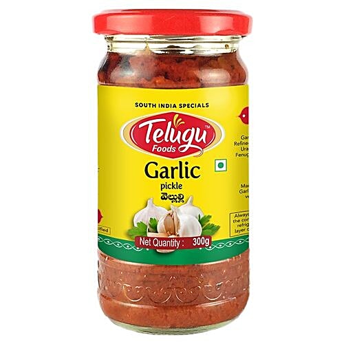 Swetha Telugu foods Pickle - Garlic, 300 g