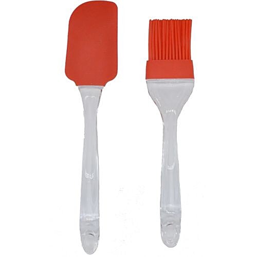 Buy Yongsheng Cake Pastry Spatula Brush Red Silicone 1 Pc Online At ...