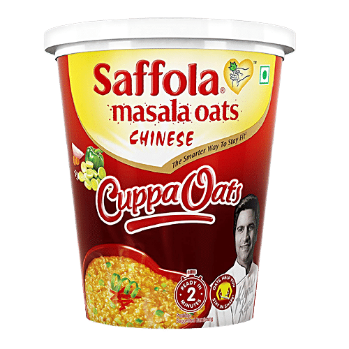 Buy Saffola Masala Oats Chinese Masala Cuppa Oats 39 Gm Online At Best