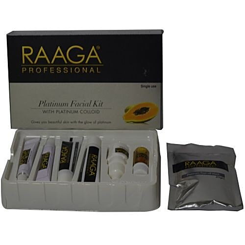 Buy Raaga Professional Facial Kit - Platinum, With Platinum Colloid 43 ...