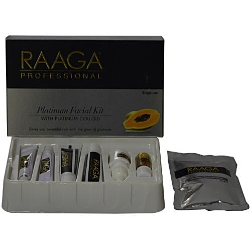 Buy Raaga Professional Facial Kit - Platinum, With Platinum Colloid 43 ...