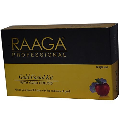 Buy Raaga Professional Facial Kit - Gold, with Gold Colloid Online at ...