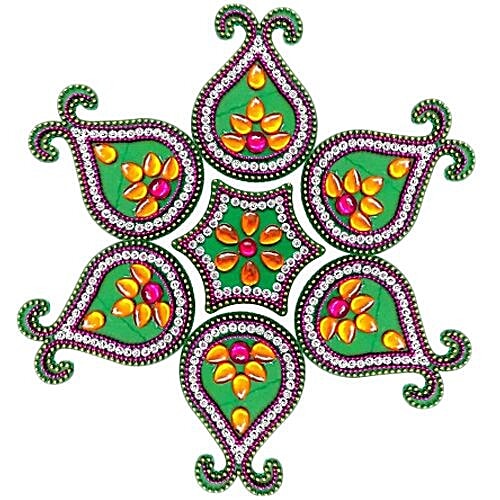 kalash design rangoli