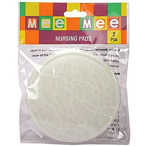 Buy Mee Mee Washable Cotton Maternity Breast Pads - White Online at Best  Price of Rs 449 - bigbasket