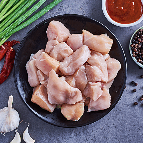 fresho! Chilli Chicken - Pieces, Boneless, 900 g (28-34 pcs) 