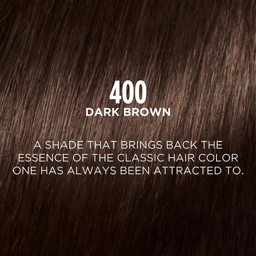 L'OREAL PARIS Casting Creme Gloss Hair Colour, 87.5 g + 72 ml 400 Dark Brown No Ammonia