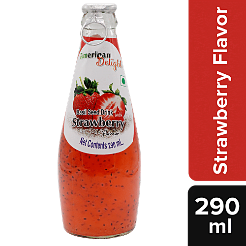 American Delight Basil Drink Strawberry Flavored 300 ml