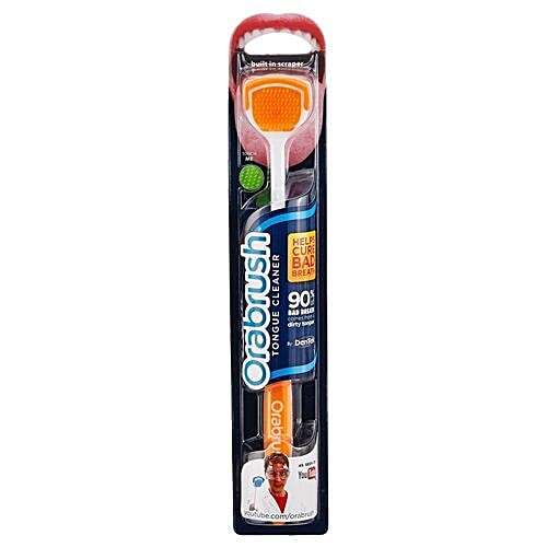 Buy Orabrush Tongue Cleaner Orange 1 Pc Online At Best Price of Rs null ...