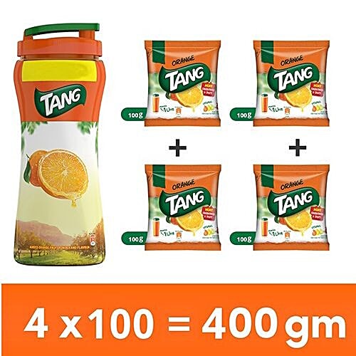 Buy Tang Instant Drink Mix Orange With Sipper 100 Gm Online At Best ...