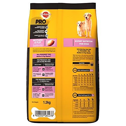 Buy Pedigree PRO Dry Pet Food For Mother & Pup Dogs, Online at Best