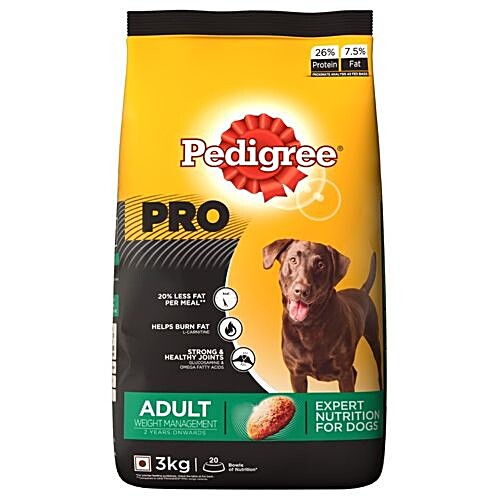 Buy Pedigree PRO Dry Pet Food For Adult Weight Management