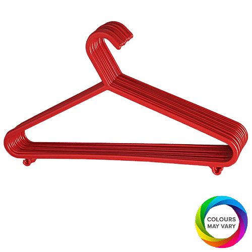 Buy Polyset Classic Plastic Clothes Hanger - Assorted Colour