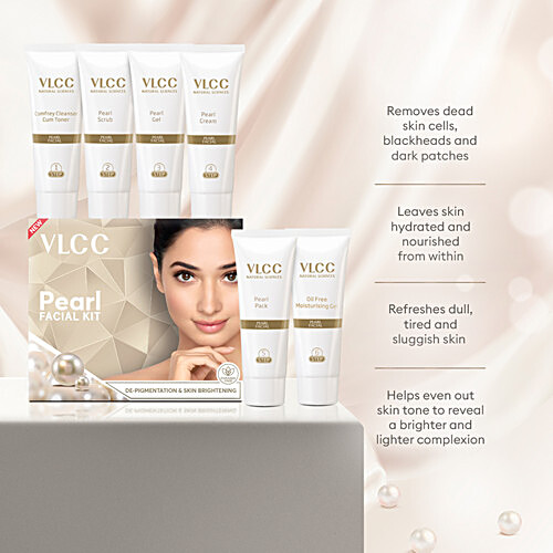 Buy VLCC Pearl Facial Kit For Bright Radiant Skin Online at Best