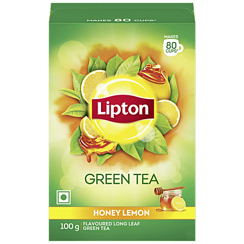 Lipton Green Tea Honey Lemon Loose 100 Gms Box Online Grocery Shop In ...