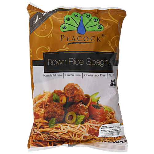 PEACOCK Rice Spaghetti - Brown Rice, 200 g  Gluten Free, Cholesterol Free