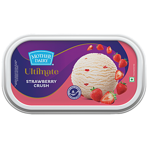 mother dairy Ice Cream - Strawberry Crush, Fruit Classic 1 L | LoveLocal | lovelocal.in