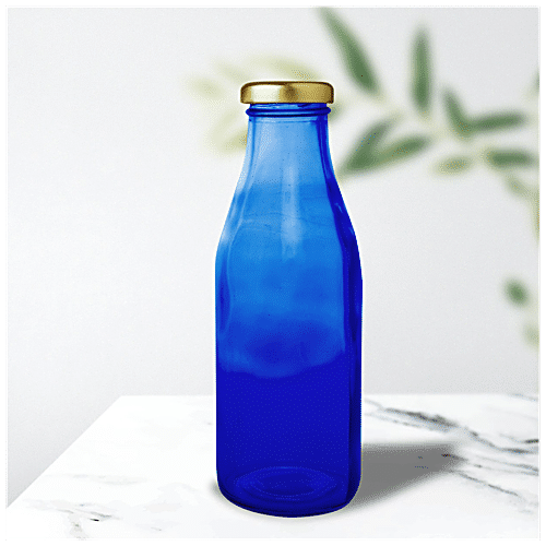 Glass Ideas Bottle - Green, For Milk/Water/Juice, 500 ml