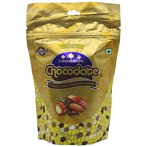 Buy Arabian Delights Classic Milk Chocolate With Almond 100 Gm Online ...