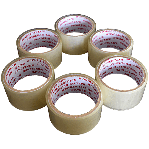 Wonder Tape - Transparent, 5K, 5 cm x 60 m, 6 pcs