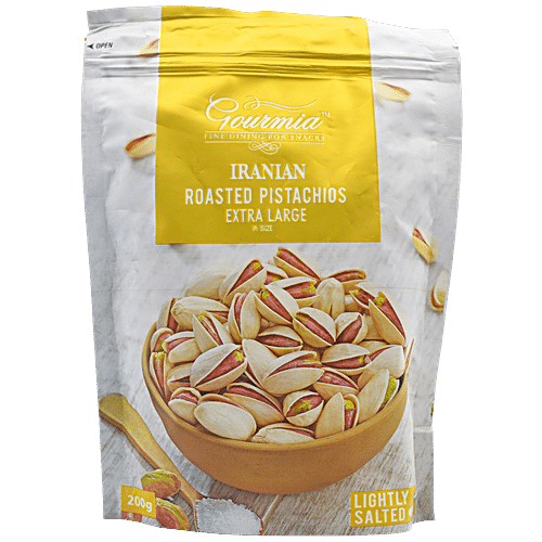 Buy Gourmia Pistachios - Roasted, Irani, Lightly Salted Online at Best ...