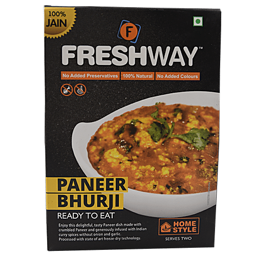 Buy Freshway Ready To Eat - Jain Paneer Bhurji, Freeze-Dried Online at