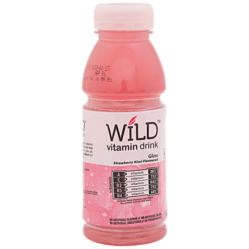 Buy Wild Vitamin Drink Strawberry Kiwi 300 Ml Online At