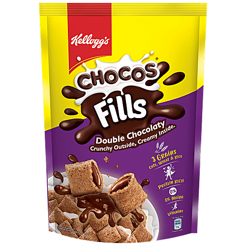 Buy Kelloggs Chocos Fills - Double Chocolaty, Multigrain, High In ...