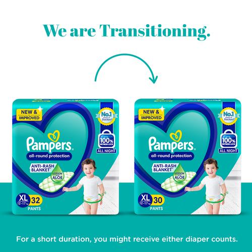 Buy Pampers Diaper Pants -Extra Large Online at Best Price of Rs 687.14 -  bigbasket
