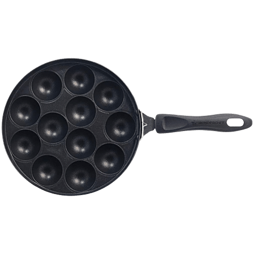 Buy Wonderchef Non-Stick Aluminium Appam Patra/Paniyarakkal/Paddu Maker ...