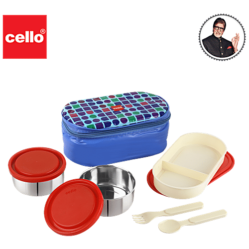 Cello tiffin box with 2025 bag