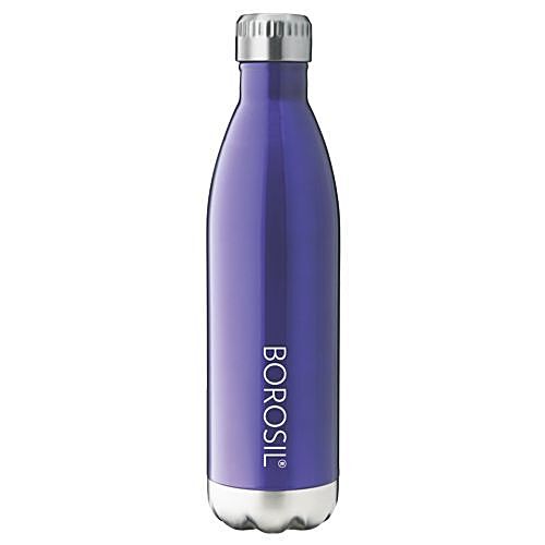 Buy Borosil Borosil Stainless Steel Trans Bolt Vacuum Insulated Flask Water Bottle Blue Fgbol0750bi Online At Best Price Of Rs 849 Bigbasket