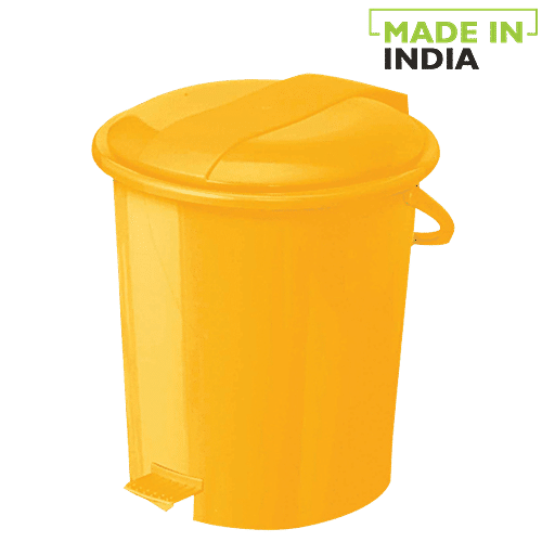 Buy BB Home Plastic Pedal Dustbin / Trash Can / Garbage Waste Bin with Lid  for Home, Kitchen, Bathroom, Office - Red, Medium size Online at Best Price  of Rs 249 - bigbasket