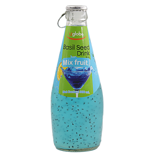 U Globe Basil Seed Drink Mix Fruit 300 ml