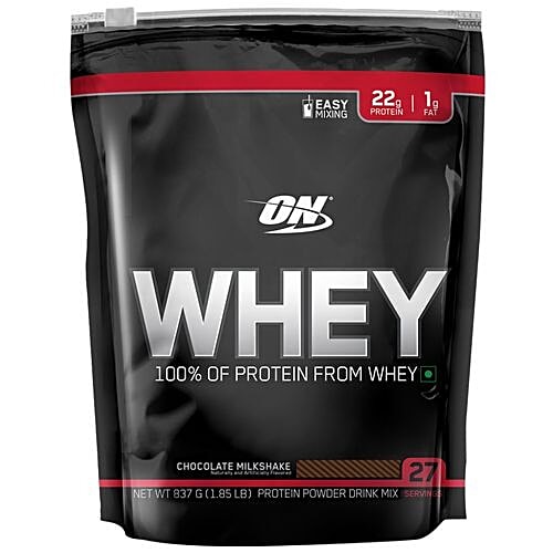 Buy Optimum Nutrition 100 Whey Protein Powder Chocolate Milkshake Online At Best Price Of Rs