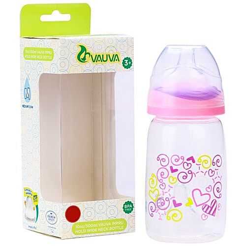 Buy Vauva Bottle - Feeding, Wide Neck, Assorted Color Online at Best Price  of Rs 220 - bigbasket