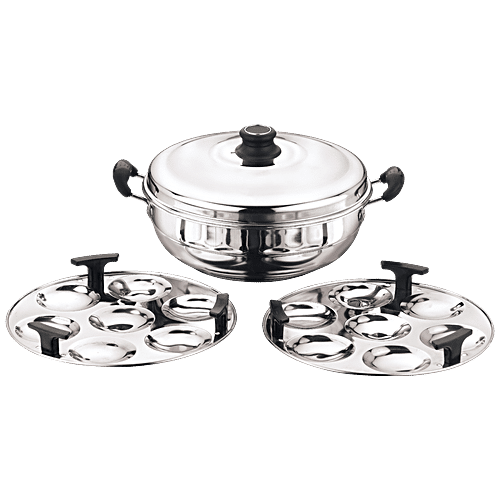 Buy Kitchen Essentials Stainless Steel Multi Purpose Kadai Pot 2