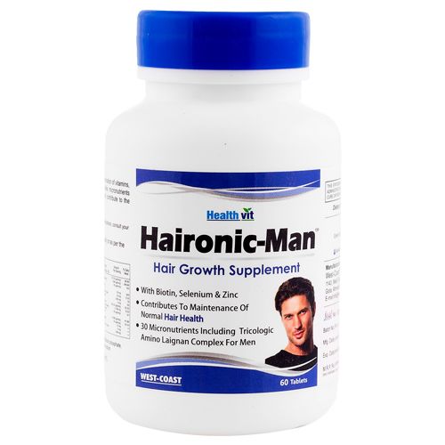 Buy Healthvit Tablets - Haironic, Man Hair Growth, Supplement Online at ...