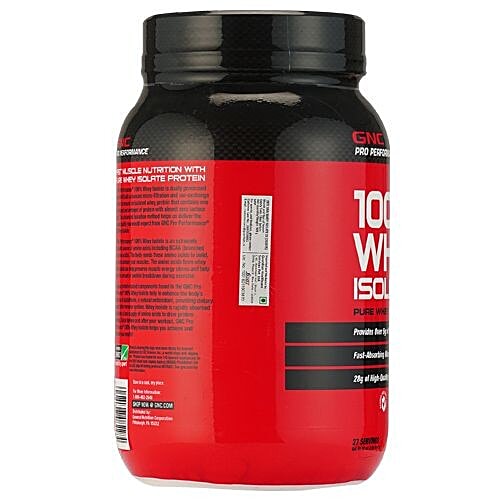 Buy GNC Whey Protein - 100%, Isolate, Vanilla Online at Best Price ...