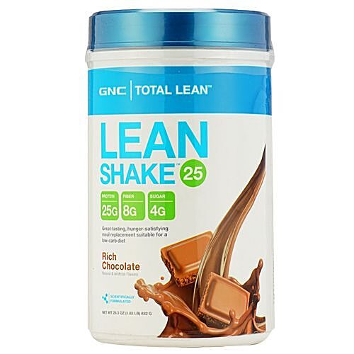  GNC Total Lean, Lean Shake 25 Protein Powder, High-Protein  Meal Replacement Shake, Cookies and Cream