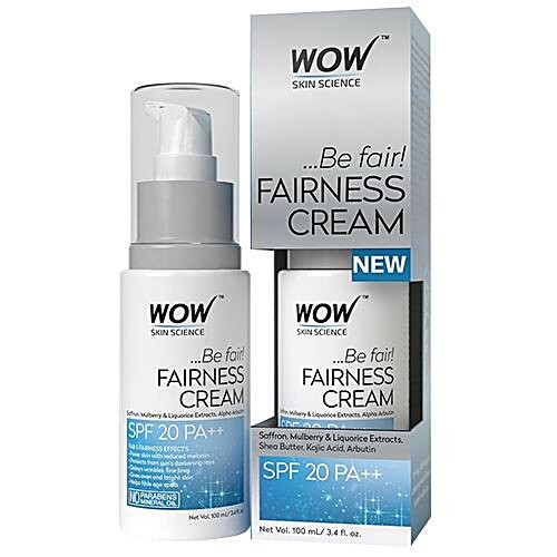 Buy Wow Skin Science Be Fair Fairness Cream SPF 20 PA Online