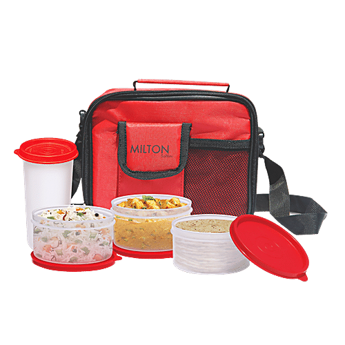 Buy Milton Combi Meal Plastic Lunch/Tiffin Box With Containers & Cover ...