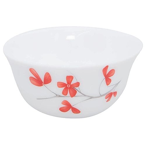 Laopala Diva Opalware Ivory Soup Bowl Set - Cherry Petal, 330 ml (Set ...