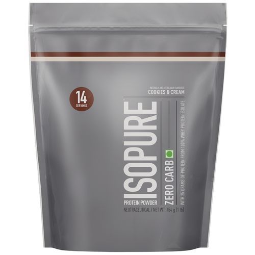 Buy Isopure Whey Protein Powder - 100% Isolate, Cookies & Cream, Zero ...