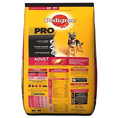 Buy Pedigree Dry Dog Food PRO Expert Nutrition for Active Adult