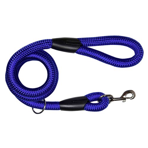 Buy Heads up for tails Dog Leash - Nylon, Braided, Navy Blue Online at ...