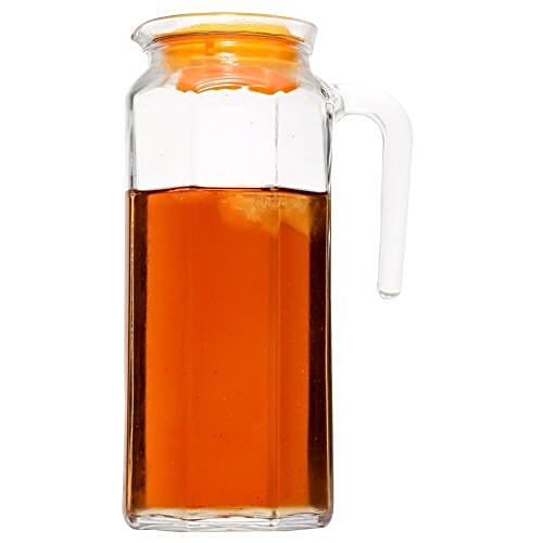 Buy Pasabahce Glass Jug Carafe Bottle Yellow Lid Kosem Online At Best Price Of Rs 384 Bigbasket