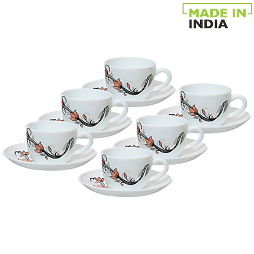 Buy LaOpala Chai/Tea Cup Set - Opalware, Lush Greens, Princess